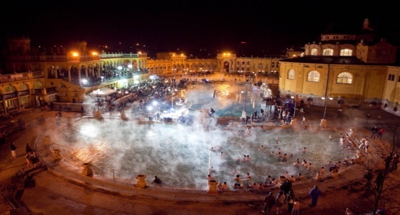 Hungary Szechenyi Thermal Bath, Budapest City Park